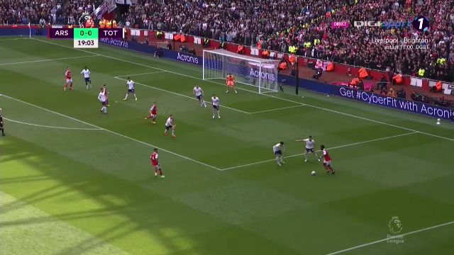 Arsenal nu se joacă! Gol de generic marcat de Thomas Partey. Portarul lui Tottenham nu a avut nicio șansă_3