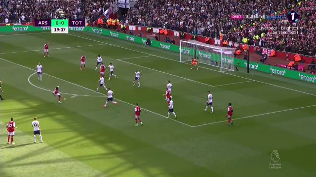 Arsenal nu se joacă! Gol de generic marcat de Thomas Partey. Portarul lui Tottenham nu a avut nicio șansă_7