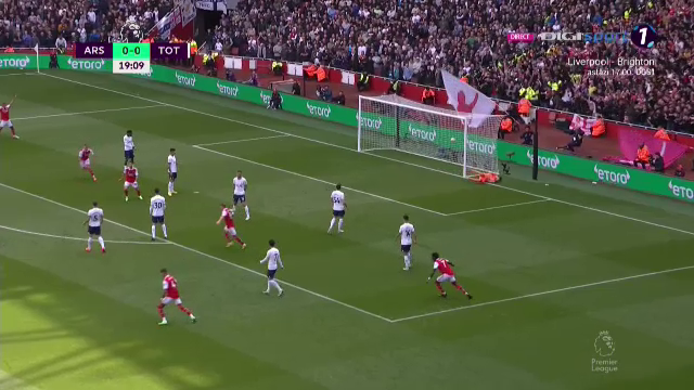 Arsenal nu se joacă! Gol de generic marcat de Thomas Partey. Portarul lui Tottenham nu a avut nicio șansă_11
