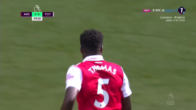 Arsenal nu se joacă! Gol de generic marcat de Thomas Partey. Portarul lui Tottenham nu a avut nicio șansă_14