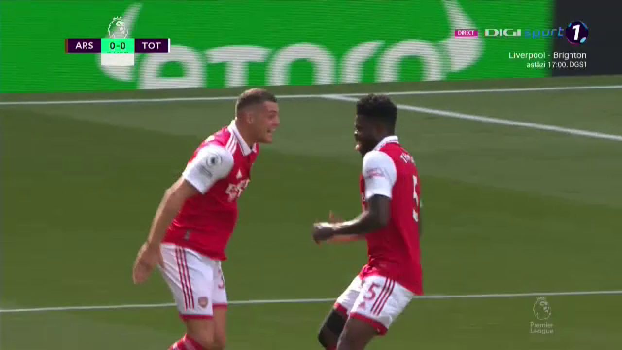 Arsenal nu se joacă! Gol de generic marcat de Thomas Partey. Portarul lui Tottenham nu a avut nicio șansă_16