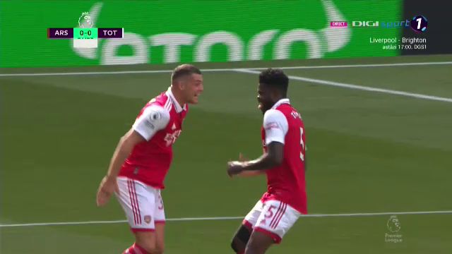 Arsenal nu se joacă! Gol de generic marcat de Thomas Partey. Portarul lui Tottenham nu a avut nicio șansă_16