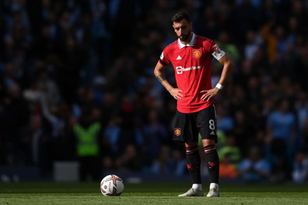 Imaginile dezastrului! Fanii lui Manchester United au plecat la pauză de pe Etihad Stadium după „măcelul” din prima repriză _3