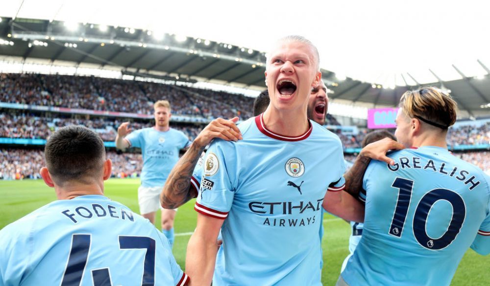 Erling Haa-trick! A intrat direct în istoria Premier League cu hat-trick-ul marcat în poarta lui Manchester United_1