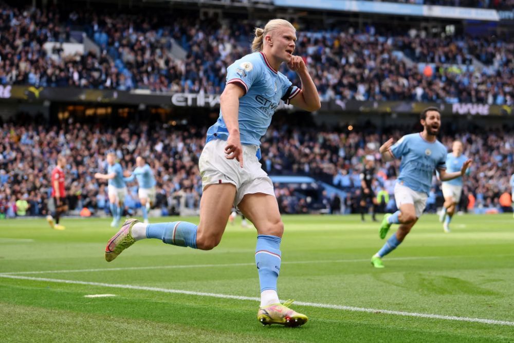 Erling Haa-trick! A intrat direct în istoria Premier League cu hat-trick-ul marcat în poarta lui Manchester United_3