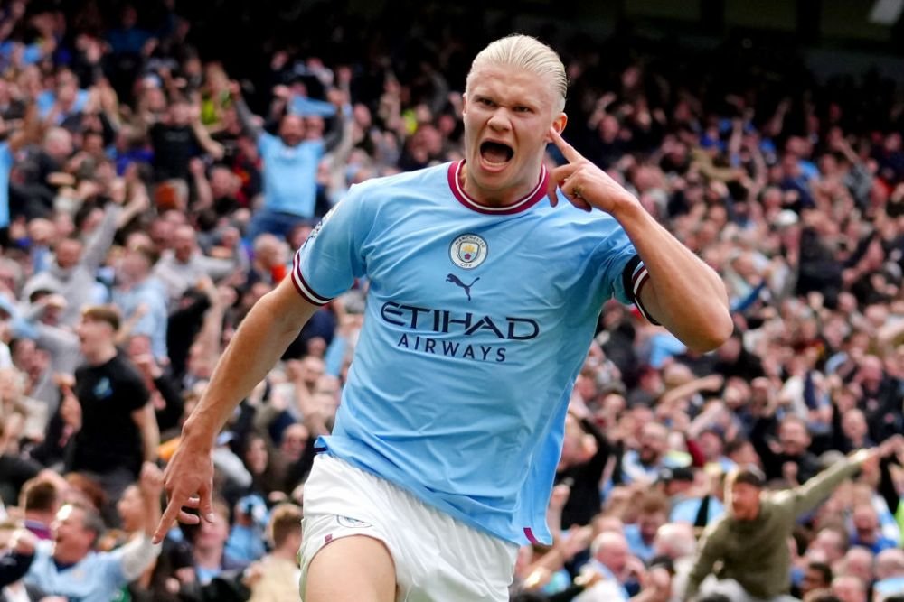 Erling Haa-trick! A intrat direct în istoria Premier League cu hat-trick-ul marcat în poarta lui Manchester United_8