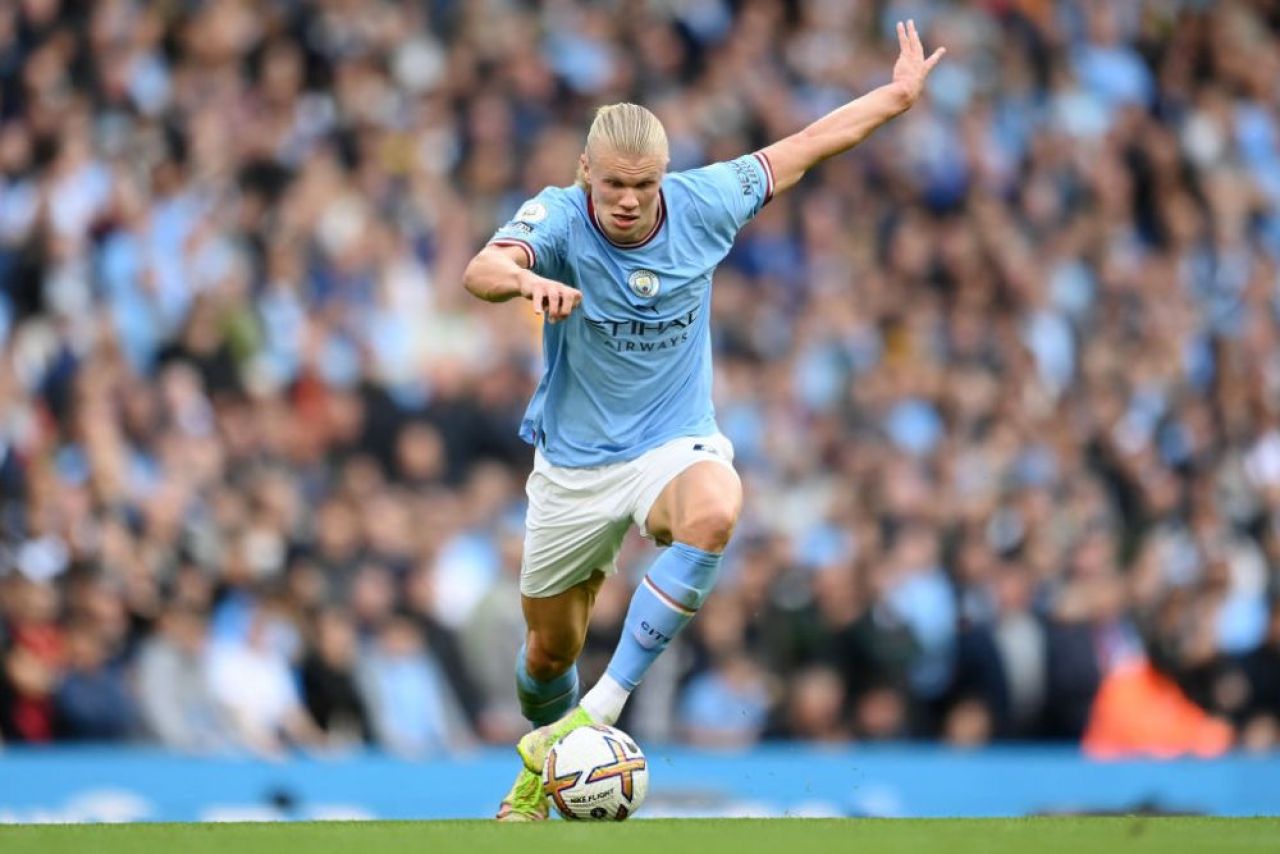 Erling Haa-trick! A intrat direct în istoria Premier League cu hat-trick-ul marcat în poarta lui Manchester United_11