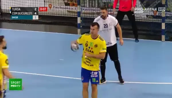 Potaissa Turda - CSM București | Repriză cu goluri spectaculoase