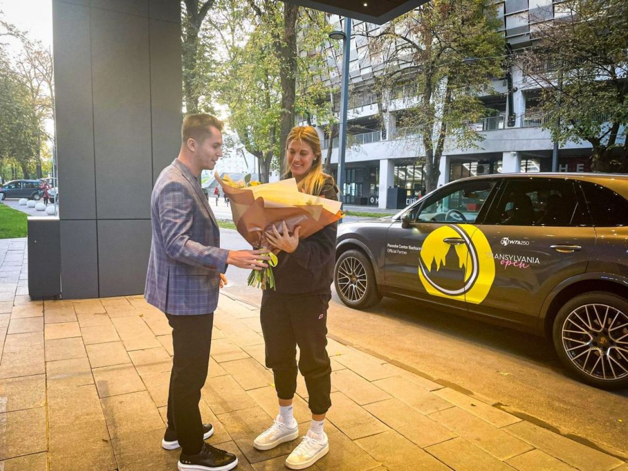 Eugenie Bouchard a sosit la Cluj pentru Transylvania Open. Imagini cu jucătoarea care a strâns 6,7 milioane de dolari din tenis_10