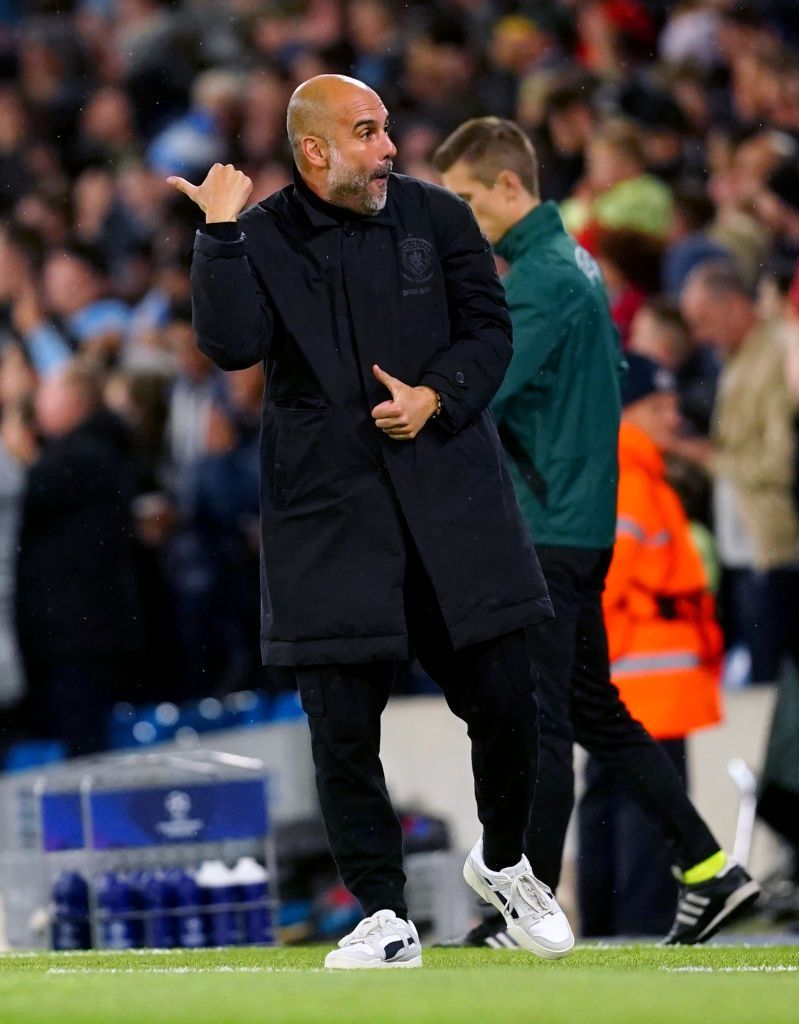 Reacția genială a lui Pep Guardiola după dubla reușită de Erling Haaland. Gestul tehnicianului s-a viralizat în timp record _1