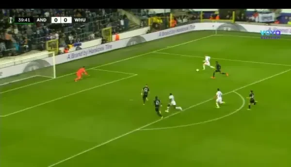 Anderlecht - West Ham | Ratare Benhrama &icirc;n minutul 40