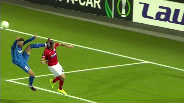 David Bonjasky Miculescu. Cum a comis penalty-ul din meciul cu Silkeborg atacantul de la FCSB