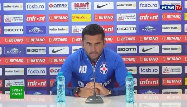 Conferința lui Nicolae Dică &icirc;nainte de Petrolul - FCSB (08/10/2022)