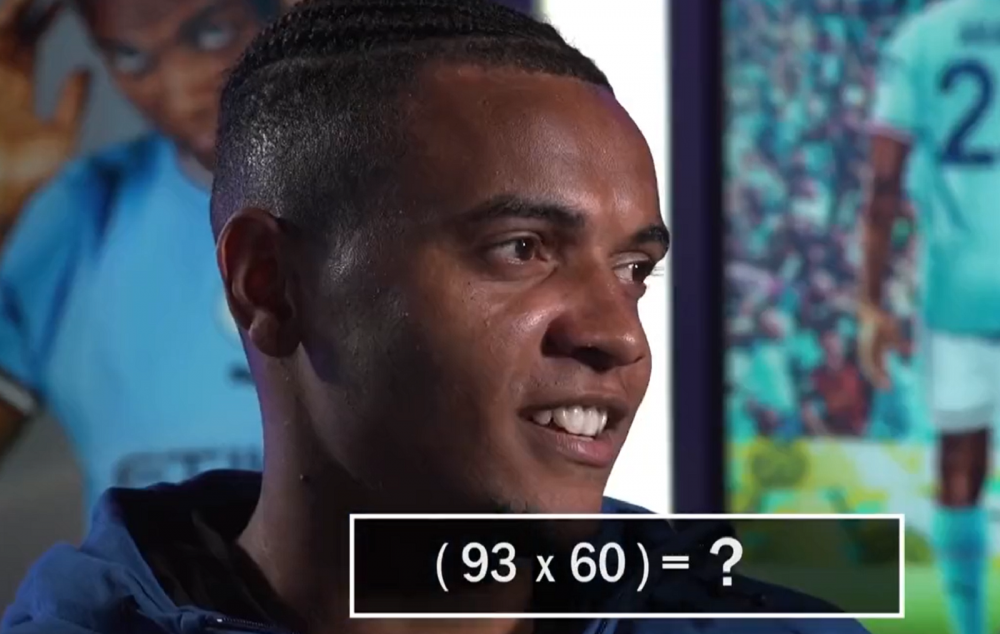 El este geniul la matematică de la Manchester City! Calcule făcute &icirc;n doar c&acirc;teva secunde&nbsp;