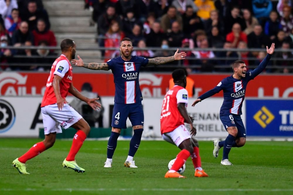 Echipă nouă, obiceiuri vechi! Sergio Ramos, eliminat în meciul lui PSG cu Reims! 'Recordul' fundașului _2