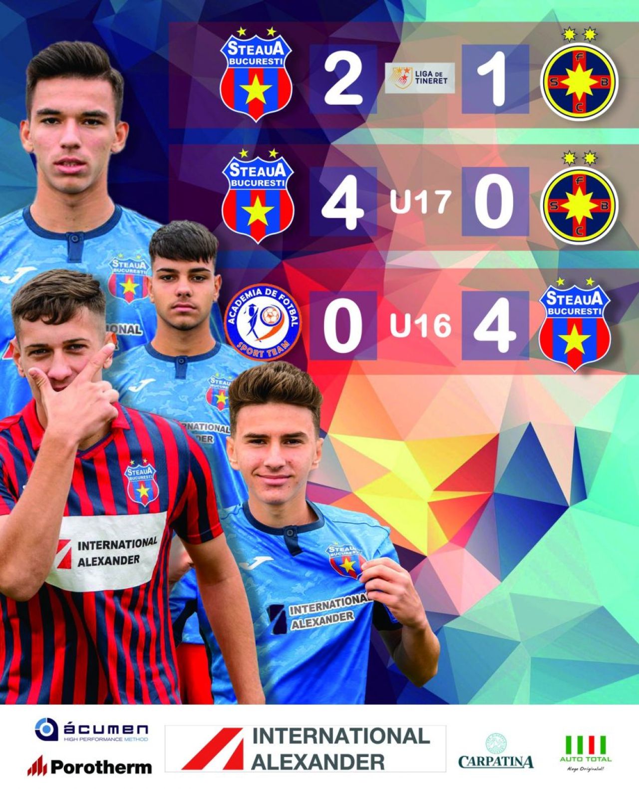FCSB a făcut-o de oaie în toate cele trei derby-uri cu Steaua din week-end + ironia ”militarilor” față de clubul lui Gigi Becali!_1