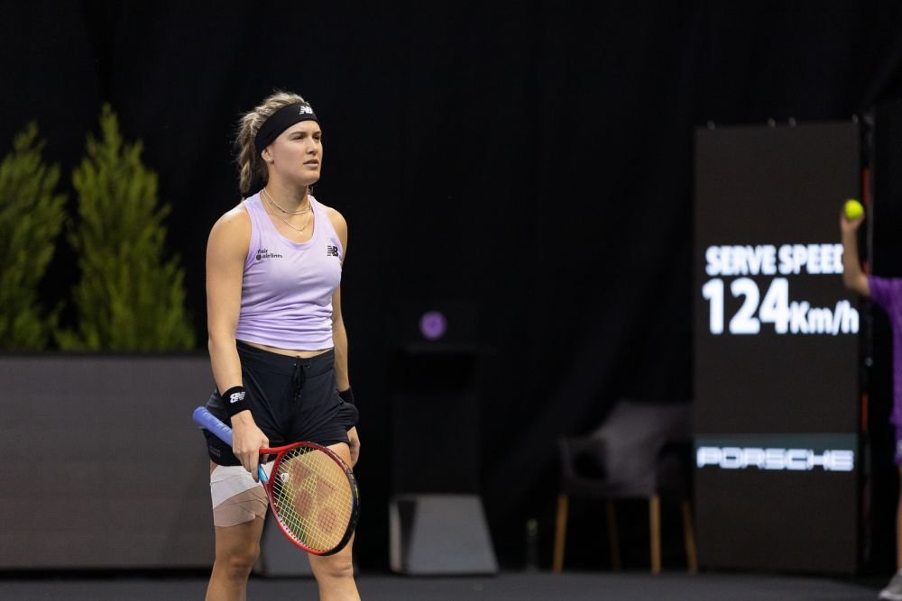 O piruetă, și-a plecat! Eugenie Bouchard s-a retras după un singur set jucat la Cluj-Napoca_2