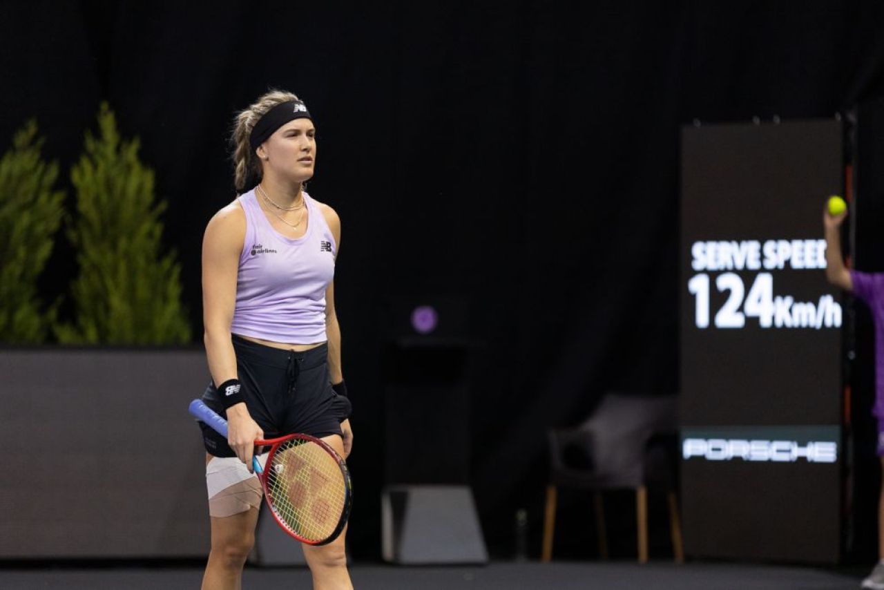 O piruetă, și-a plecat! Eugenie Bouchard s-a retras după un singur set jucat la Cluj-Napoca_2