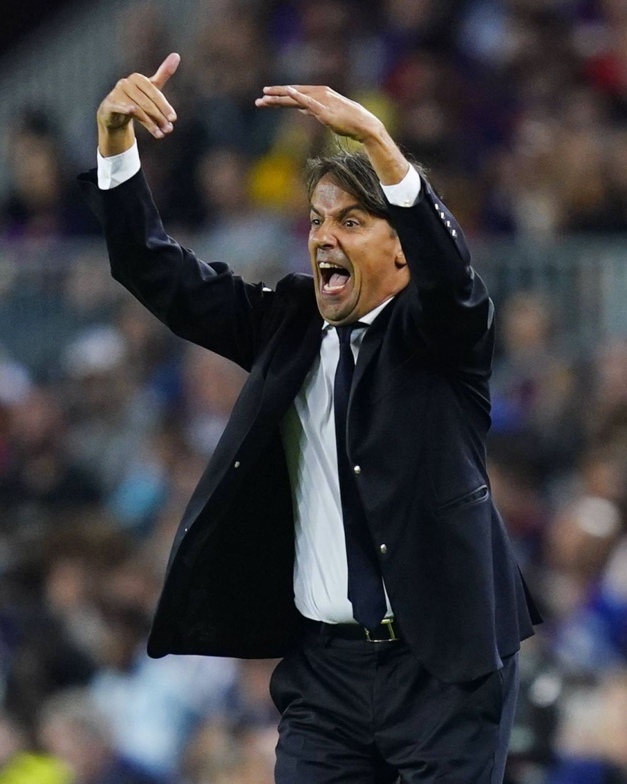 Orgoliosul Simone Inzaghi. Ce le-a spus elevilor săi, în vestiar, la pauza meciului Barcelona - Inter 3-3_4
