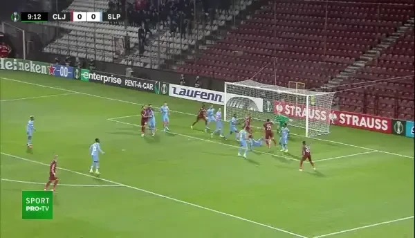 CFR Cluj - Slavia Praga 1 - 0 (Gol Ciprian Deac)