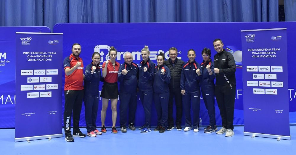 Victorie autoritară! România - Turcia 3-0, în preliminariile EURO 2023 la tenis de masă