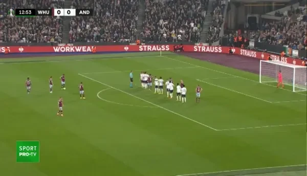 West Ham - Anderlecht | GOL Benrahma 1-0 14'