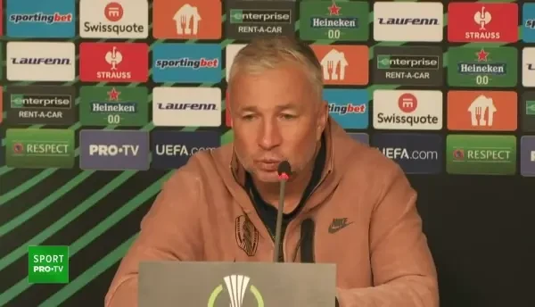 CFR Cluj - Slavia Praga | Conferință Dan Petrescu