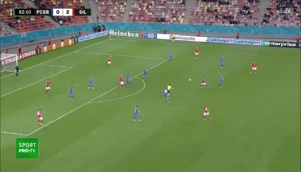 FCSB - Silkeborg | Minutul 63: GOL Silkeborg!