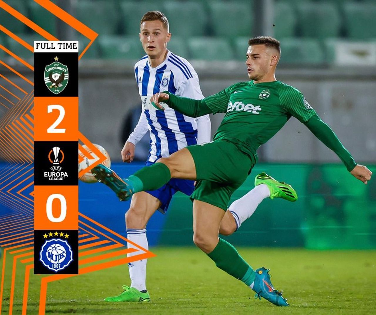 Artă! Gol marcat de singurul român de la Ludogoreț după o fază superbă și bulgarii sunt peste Roma lui Mourinho în Europa League_6
