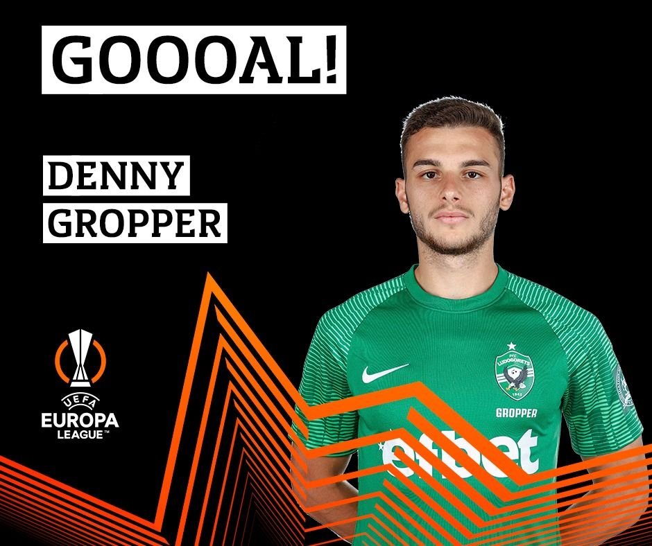 Artă! Gol marcat de singurul român de la Ludogoreț după o fază superbă și bulgarii sunt peste Roma lui Mourinho în Europa League_7