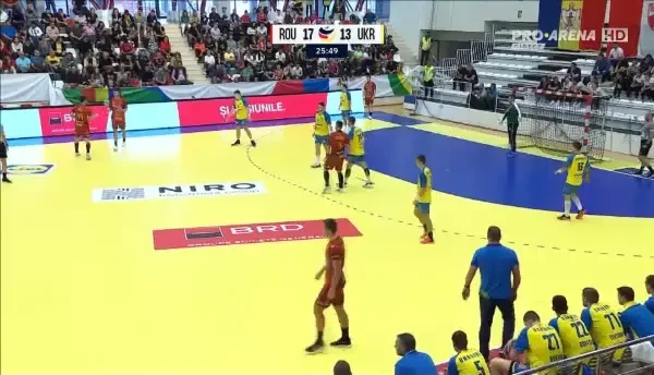 Rom&acirc;nia - Ucraina 18-14, la pauză. VIDEO cu finalul primei reprize