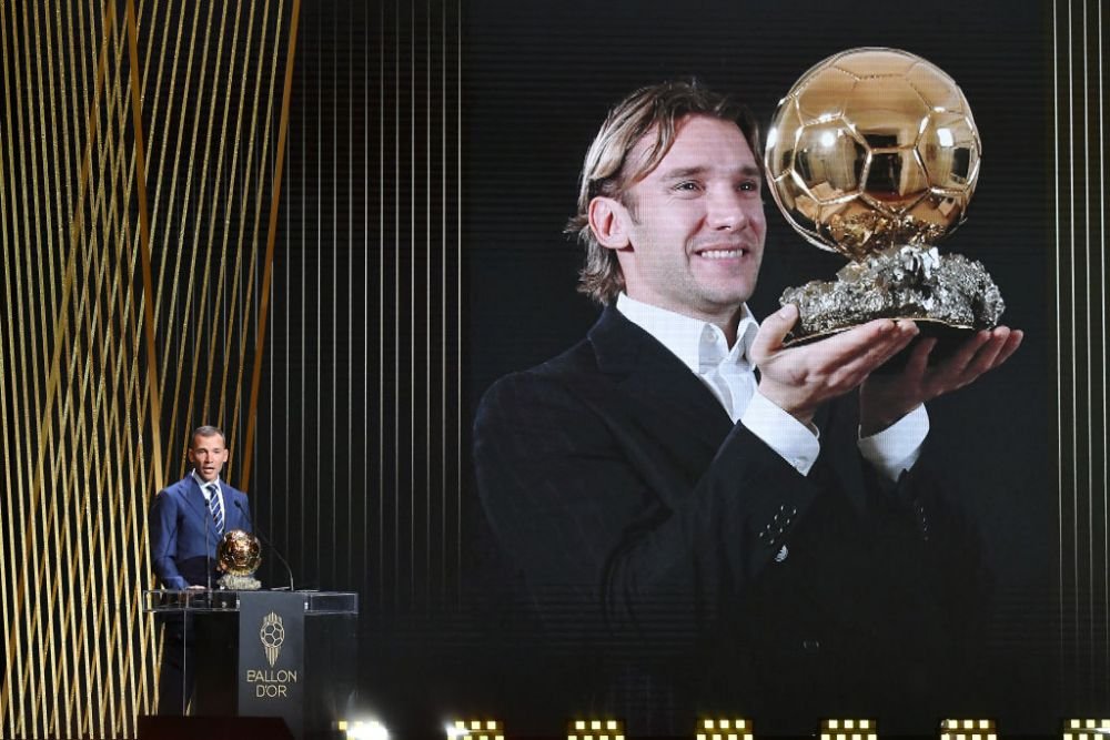 Mesajul emoționant al lui Andriy Shevchenko la Gala Balonul de Aur. A fost aclamat de întreaga sala: 