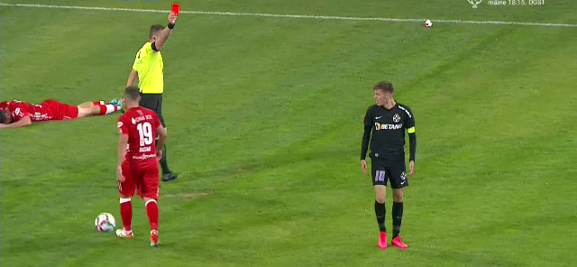 Filmul eliminărilor din UTA Arad - FCSB! Patru jucători trimiși la cabine &icirc;n 11 minute