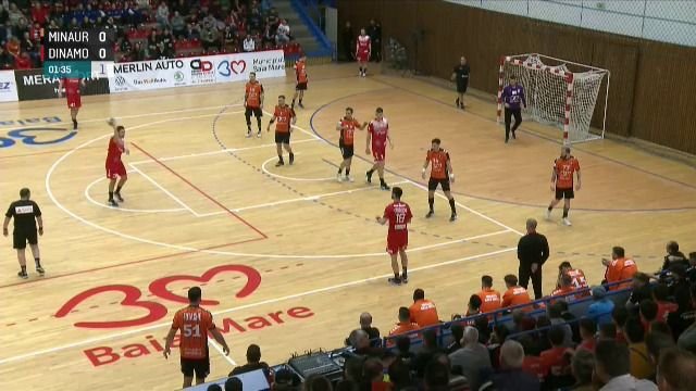 Minaur Baia Mare - Dinamo 31-32. Final cu scântei, victorie cu emoții pentru campioană_3