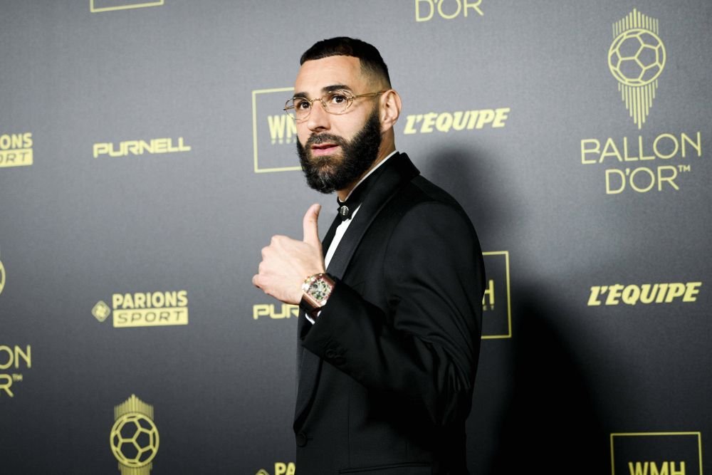 Karim Benzema a purtat un ceas de 10000 de ori mai scump decât cel ales de Robert Lewandowski, la gala Balonul de Aur 2022_5