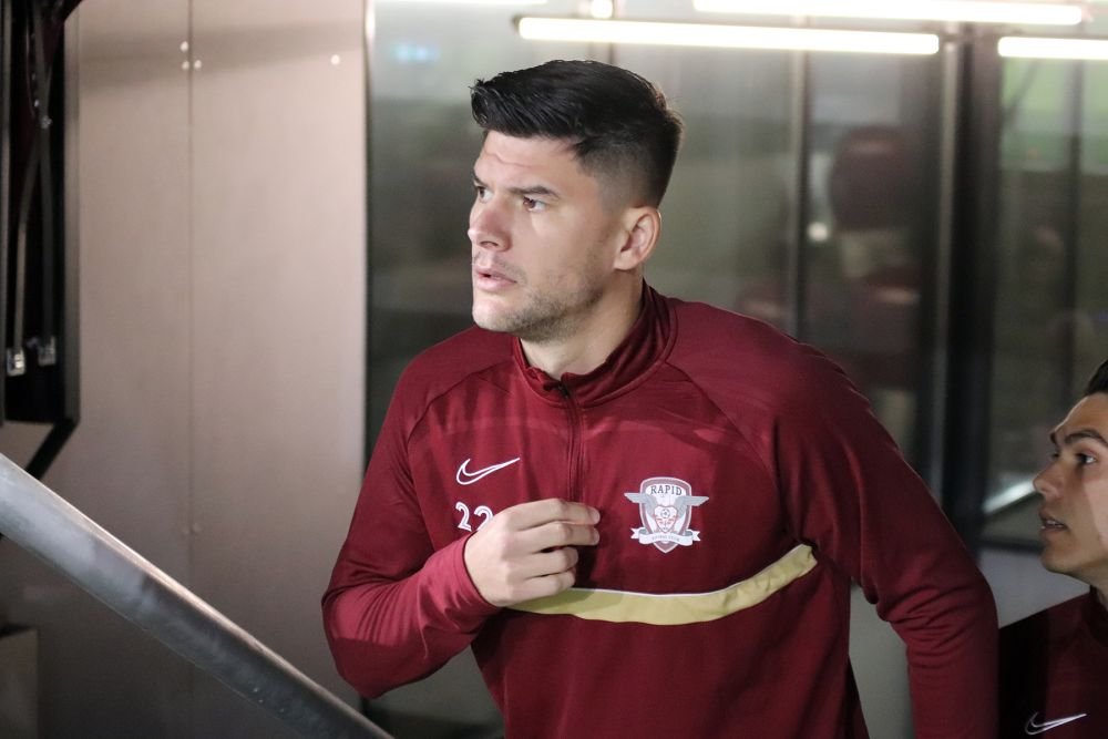 Cele mai frumoase fotografii de la derby-ul Rapid - Farul. Tensiune pe teren, spectacol în tribune_4