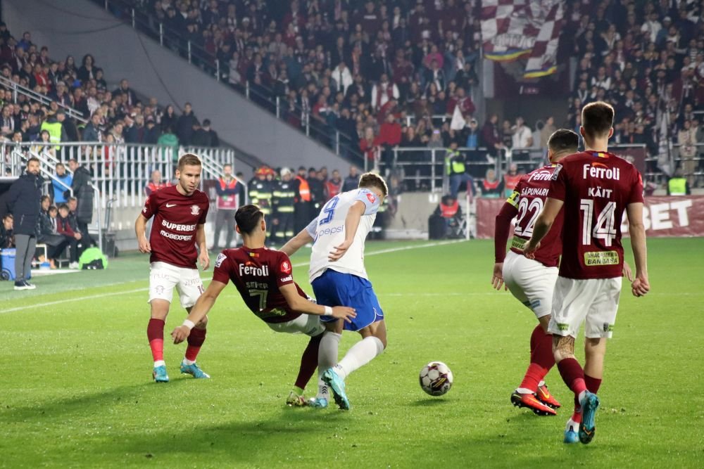 Cele mai frumoase fotografii de la derby-ul Rapid - Farul. Tensiune pe teren, spectacol în tribune_21