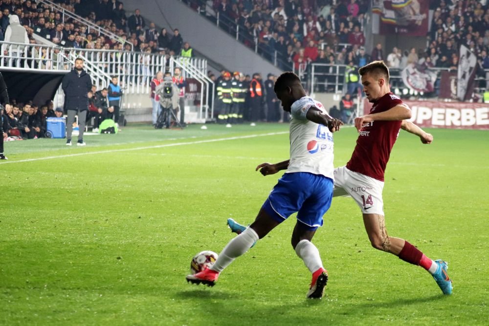 Cele mai frumoase fotografii de la derby-ul Rapid - Farul. Tensiune pe teren, spectacol în tribune_23