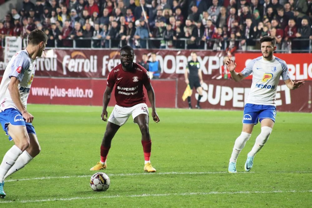 Cele mai frumoase fotografii de la derby-ul Rapid - Farul. Tensiune pe teren, spectacol în tribune_24