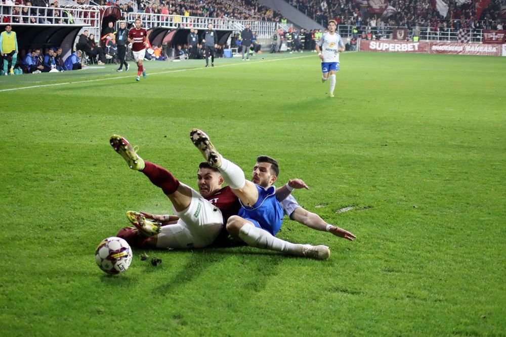 Cele mai frumoase fotografii de la derby-ul Rapid - Farul. Tensiune pe teren, spectacol în tribune_28