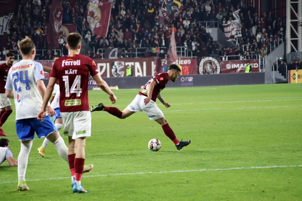 Cele mai frumoase fotografii de la derby-ul Rapid - Farul. Tensiune pe teren, spectacol în tribune_30