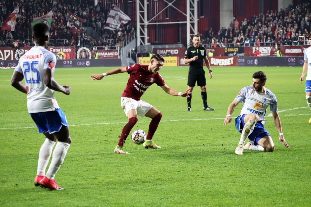Cele mai frumoase fotografii de la derby-ul Rapid - Farul. Tensiune pe teren, spectacol în tribune_42