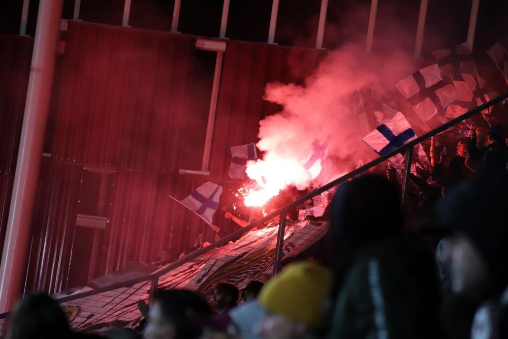 Cele mai frumoase fotografii de la derby-ul Rapid - Farul. Tensiune pe teren, spectacol în tribune_45