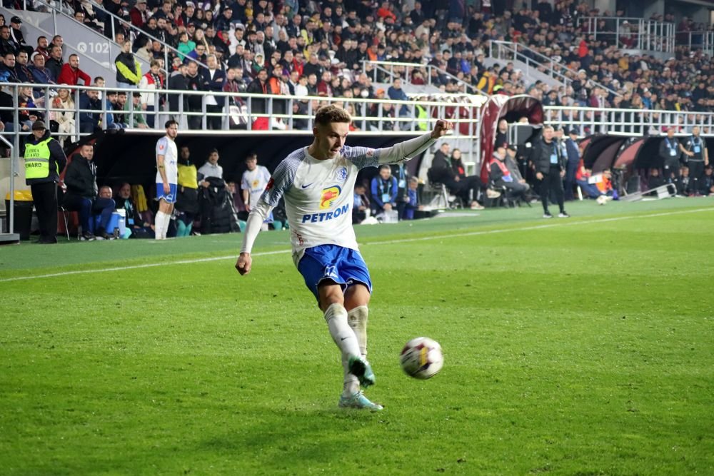 Cele mai frumoase fotografii de la derby-ul Rapid - Farul. Tensiune pe teren, spectacol în tribune_49