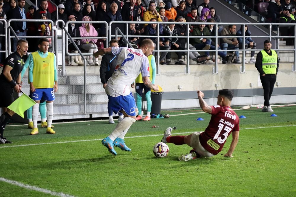Cele mai frumoase fotografii de la derby-ul Rapid - Farul. Tensiune pe teren, spectacol în tribune_54
