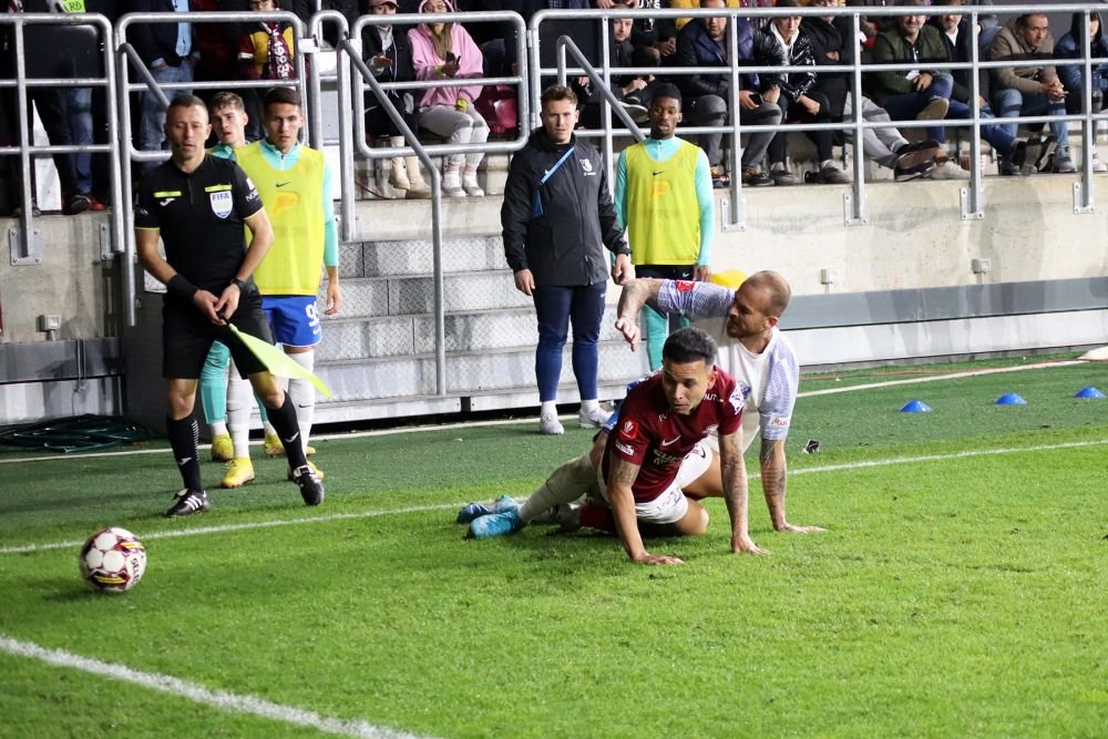 Cele mai frumoase fotografii de la derby-ul Rapid - Farul. Tensiune pe teren, spectacol în tribune_55