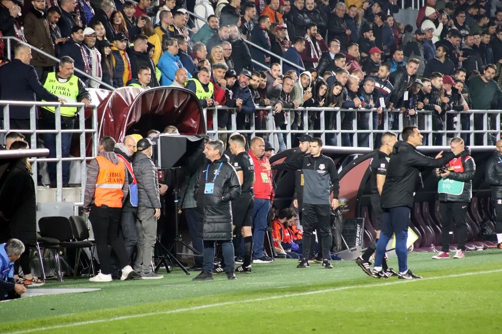 Cele mai frumoase fotografii de la derby-ul Rapid - Farul. Tensiune pe teren, spectacol în tribune_56