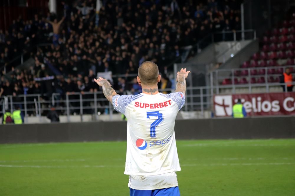 Cele mai frumoase fotografii de la derby-ul Rapid - Farul. Tensiune pe teren, spectacol în tribune_66