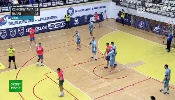 CSM Constanța - CSM Bacău | Finalul primei reprize