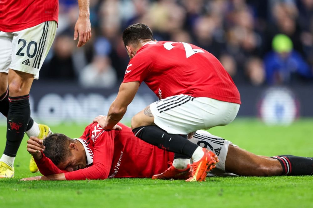Raphael Varane a izbucnit în lacrimi la Chelsea - Manchester United! Fundașul central, în pericol să rateze Campionatul Mondial _4